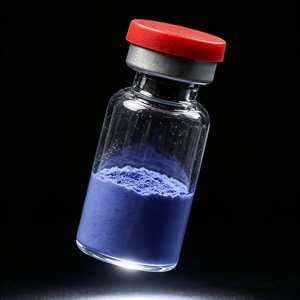 Péptido de Cobre Azul de Alta Pureza 99%, Polvo Liofilizado GHK-Cu CAS 89030-95-9, Materia Prima Cosmética, Suministro a Granel OEM ODM, 100g - Product Image 2