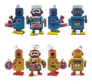 Jouets en étain vintage, jouets en étain à manivelle en métal, robot <span class=keywords><strong>pour</strong></span> la vente en gros - Product Image 4