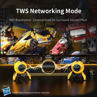 Y17pro Transformers DC Mini Wireless pour V5.4 Haut-parleur Subwoofer Sphère Sci-Fi Détachable Haut-parleur de Bureau Compact pour Fêtes