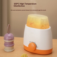 Chauffe-biberon électrique multifonctionnel en plastique, stérilisateur à température constante, spécifique aux bébés, deux-en-un, transfrontalier, 15 minutes
