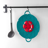 Outils de cuisson fleur couvercle en silicone bouchon de déversement couvercle en silicone pour casserole