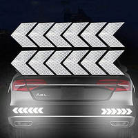 Pegatinas reflectantes de motocicleta eléctrica de alta visibilidad para coches, camiones, cascos, cuerpo luminoso, decoración de casco, señales de advertencia