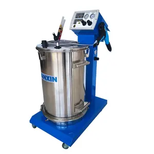 WX-801 Hopper feed Electrostatic Powder Coating Painting System with Powder Gun