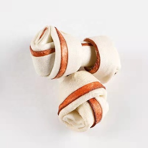 กระดูกแบบผูกปมสองสีขนมสุนัขเคี้ยวแบบออร์แกนิกเพื่อสุขภาพ - Product Image 6