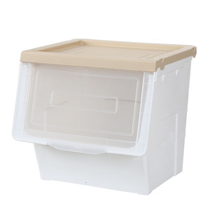 Extra Large High Quality Durable Strong Stackable Cabinet Plastic Storage Box with Open <b>Door</b> - Product Image 1