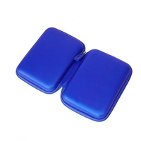 Emballage de disque dur personnalisé étui à fermeture éclair à coque dure antichoc étuis pour câbles de données de compression mallette de rangement et sac