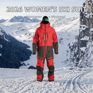 Nouvelle combinaison de ski pour femme 2026, combinaison de snowboard chaude et coupe-vent pour l'hiver, veste à capuche pour sports de plein air, vêtements de ski thermiques Thinsulate OEM - Product Image 2