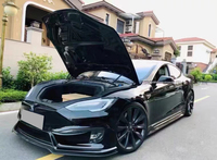 Pare-chocs de voiture de style PD Runde pour Tesla Model S, kit carrosserie PD, pare-chocs avant, pare-chocs arrière, spoiler