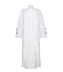 Robe <span class=keywords><strong>de</strong></span> clergé, vêtement <span class=keywords><strong>de</strong></span> prêtre catholique chrétien arabe du Moyen-Orient, en polyester, à capuche, longueur cheville, pour l'été et l'automne, vente en gros - Product Image 2