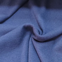 Tissu tricoté côtelé 2x2 en coton, élasthanne et polyester de haute qualité, doux et agréable pour la peau, idéal pour les poignets, les écharpes et les pulls.