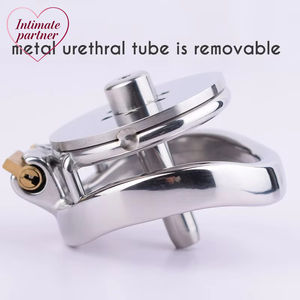 Dispositivo de Castidad con Curva, Anillo para Pene, Cinturón Metálico para Pene, Juguetes Sexuales de Bondage para Juegos BDSM - Product Image 3