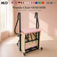 Chaise Wunda de Pilates de qualité professionnelle avec pédale à marchepieds séparés, équipement d'entraînement professionnel pour studio MJD