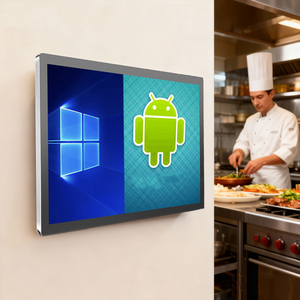 Sistema de Exibição de Cozinha <span class=keywords><strong>Android</strong></span> de 15.6"/18.5"/21.5 Polegadas Totalmente Fechado Silencioso Sem Ventoinha Touchscreen Robusto Tudo-em-Um POS Atacado de Fábrica - Product Image 1