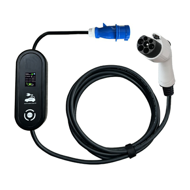 7KW 32A Тип2 к типу2 Ev Connector EV Зарядные разъемы Ev Extension 5м
