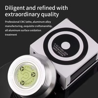 Stabilisateur de poids pour disque vinyle en métal 50Hz avec niveau à bulle et détection de vitesse, pince pour tourne-disque LP