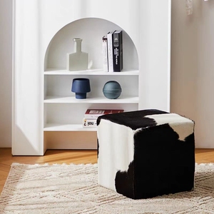 Da sang trọng Ottoman Cubic da bò Phân & Ottoman 40x40cm - Product Image 6