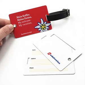 Etiqueta de Equipaje de Plástico con Diseño Divertido de Dibujos Animados, Forma Personalizada, Laminación de Película, Impresión Offset, Tipo de Etiqueta de Marca de Fidelización - Product Image 1