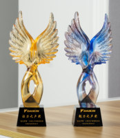 Vente flash : Colonne de récompense en cristal émaillé coloré
