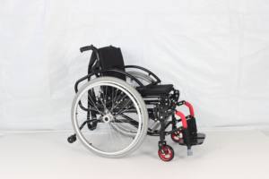 Sedia a rotelle manuale sedia a rotelle per disabili sedia a rotelle leggera sportiva e manualmente in piedi vendita calda - Product Image 3