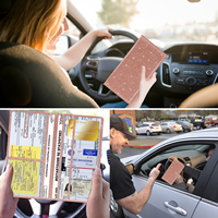 Titulaire de carte d'immatriculation et d'assurance de voiture Organisateur de documents d'immatriculation de véhicule Portefeuille de véhicule