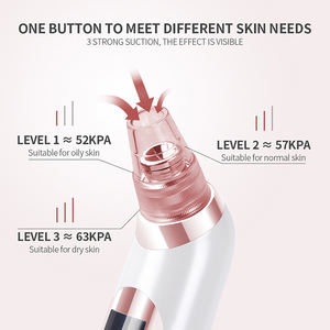 Nuevo Diseño, Removedor de Puntos Negros para la Zona T del Rostro, Succión al Vacío, Herramienta para Eliminar Acné y Espinillas, Masajeador de Poros con Frío y Calor - Product Image 4