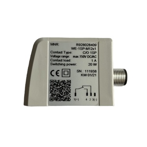 R928028409 ตัวบ่งชี้การอุดตัน WE-1SP-M12X1 R928028409 WE-1SP-M12X1 สวิตช์อิเล็กทรอนิกส์ - Product Image 1