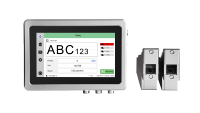 Imprimante jet d'encre TIJ industrielle portable de 12,7 mm pour l'impression en ligne de codes de lot, dates d'expiration, codes QR, logos et numéros sur étiquettes