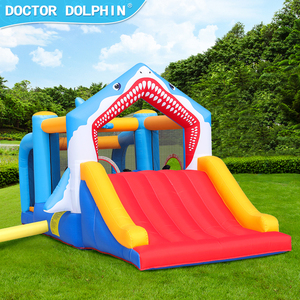 Château gonflable de fête à thème Doctor Dolphin Shark Cartoon Slide Party <span class=keywords><strong>Happy</strong></span> - Product Image 4