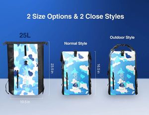 Borsa Impermeabile e Zaino in PVC con Logo Personalizzato, Chiusura Roll-Top, per Escursionismo, Arrampicata, Kayak, Vendita all'Ingrosso, Personalizzabile per Attività all'Aperto - Product Image 3