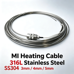 Câble chauffant MI à âme unique en acier inoxydable SS304/316L antidéflagrant <span class=keywords><strong>pour</strong></span> le chauffage des conduites industrielles - Product Image 1