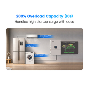 อินเวอร์เตอร์ไฮบริดแบบออนกริด EPEVER ELD6K 120/240V แรงดันขาออกต่ำ แบบแยกเฟส 6KW รองรับการเชื่อมต่อแบบขนานได้สูงสุด 6 เครื่อง - Product Image 3