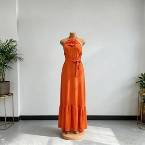 Abito Estivo da Donna all'Ingrosso, Nuovo Modello per Vacanze, Stampa Floreale, Casual, Spalle Scoperte, Vestibilità <span class=keywords><strong>Slim</strong></span> - Product Image 2