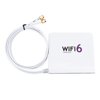 Antenne magnétique omnidirectionnelle carrée à gain élevé double bande 2,4G 5,8G avec base magnétique puissante pour utilisation en véhicule et en extérieur