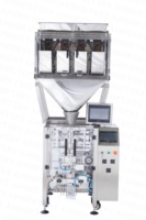 Machine d'emballage motorisée tout-en-un automatique haute précision pour film étirable, remplissage économe en énergie pour petites confiseries alimentaires