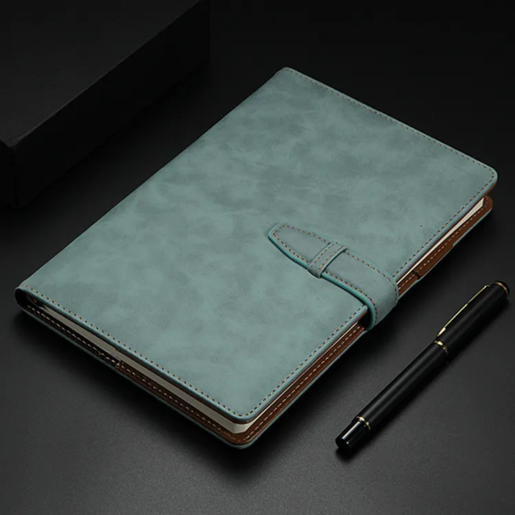 Couverture en cuir Pu de haute qualité, bloc-notes, planificateur pour Journal de bord, agenda, vente en gros