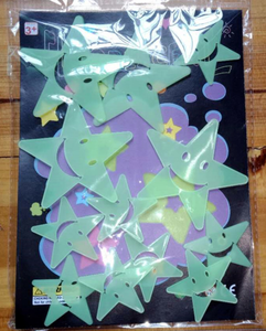 100 Pezzi <span class=keywords><strong>Adesivi</strong></span> Murali 3D a Forma di Stella Fluorescente Luminosa al Buio in PVC per Decorazione Camere dei Bambini - Product Image 6