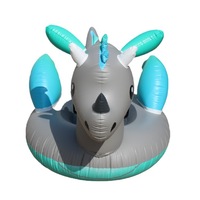 Nouveau Dragon Géant Gonflable en PVC Argenté Personnalisé pour Piscine – Utilisation Extérieure, Capacité 1 Personne