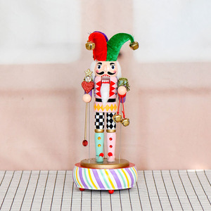 Caja De Música Cascanueces Decoración Escritorio Madera