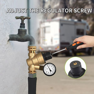 Régulateur <span class=keywords><strong>de</strong></span> <span class=keywords><strong>pression</strong></span> <span class=keywords><strong>d</strong></span>'<span class=keywords><strong>eau</strong></span> pour VR avec manomètre, régulateur <span class=keywords><strong>de</strong></span> <span class=keywords><strong>pression</strong></span> <span class=keywords><strong>d</strong></span>'<span class=keywords><strong>eau</strong></span> réglable sans plomb en laiton pour camping-car caravane remorque - Product Image 5