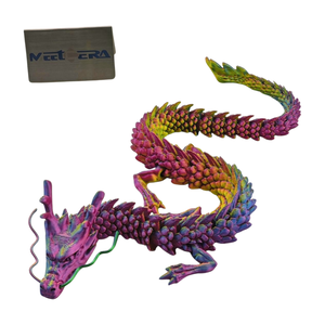 Modèle de <span class=keywords><strong>dragon</strong></span> chinois imprimé en 3D en PLA, vente chaude, design en cristal coloré, cadeaux, jouets décoratifs personnalisés - Product Image 2
