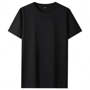 Camisetas de Algodón de 220g, Camisetas Básicas de Color Sólido de Manga Corta para Gimnasio, Camisetas Casuales para Hombre al por Mayor - Product Image 1