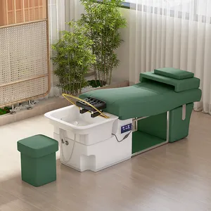 New Salon Massage Shampoo Bed Spa With Water Circulation Can Be Turned Into A Massage Bed