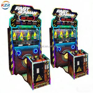 Machine de jeu d'arcade vidéo qui simule un jeu de tir et de tir sur cible pour deux joueurs, destiné aux enfants, ainsi que l'équipement d'arcade. - Product Image 2