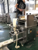 ZELAIXIN Machine automatique électrique motorisée en acier inoxydable pour la fabrication de raviolis, samosas, empanadas et wontons, 110V/220V, 8000 pièces/heure