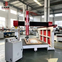 Routeur CNC haute vitesse à tête oscillante 4 axes avec moteur servo pour la sculpture 3D de moules en mousse EPS EPP et en bois