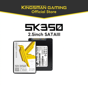 KINGSMAN GAMING 256GB SATA III 6GB/s 2.5 นิ้ว ฮาร์ดดิสก์ภายในแบบ 3D NAND Flash SSD ความเร็วในการอ่าน/เขียน 560/520 MB/s ใหม่ บรรจุภัณฑ์พลาสติก รับประกัน 5 ปี - Product Image 1