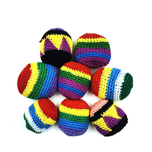 Juguete de Peluche Personalizado Antiestrés para Niños, Divertido Juguete para Jugar al Aire Libre, Hacky Sack Promocional - Product Image 2