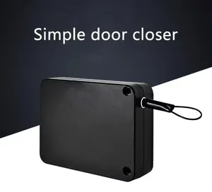 Fecho de porta deslizante simples para uso doméstico, amortecedor de amortecimento, fecho de porta automático de retorno lento