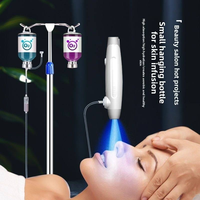 Hydratant haute pression portable, jet d'eau oxygénée, peeling facial, spa, nano-pulvérisation, injecteur de maquillage, prise EU/US, rajeunissement de la peau