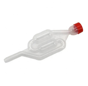 Nueva válvula de escape unidireccional para fermentación de vino casero con válvula de retención sellada con agua Cerradura de aire de metal para vino casero - Product Image 2